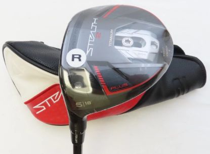 Picture of LH TaylorMade Stealth 2 Plus Titanium 18* 5 Wood Kai'li Red 65R Regular